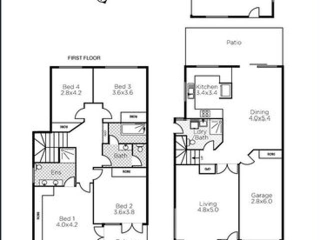 Spacious 4 Bedroom Duplex with Rumpus Room