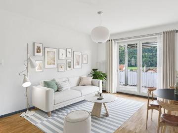 Spacious 4 room apartment with large balcony