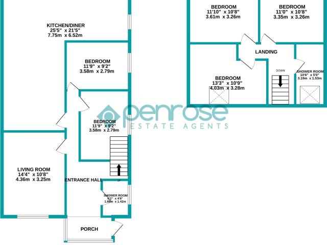Spacious 5/6 Bed Bungalow in Putteridge, Luton Available Now!