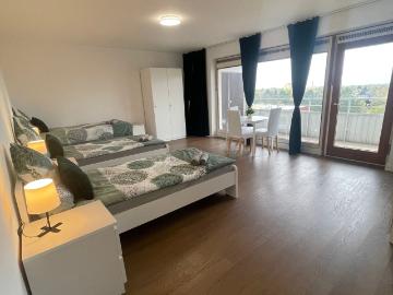 Spacious 5 room project accommodation up to 9 people with 2 bathrooms directly at U1 Berne