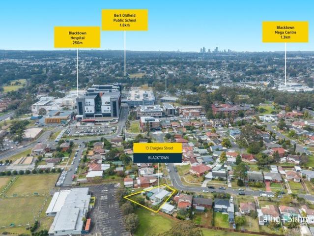 Spacious 765sqm block just 400m from Blacktown Hospital