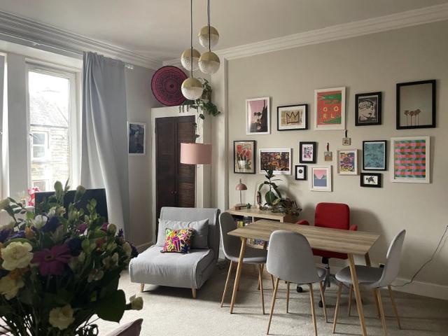 Spacious 1 bed Leith sub let from 8 Nov for 3 week
