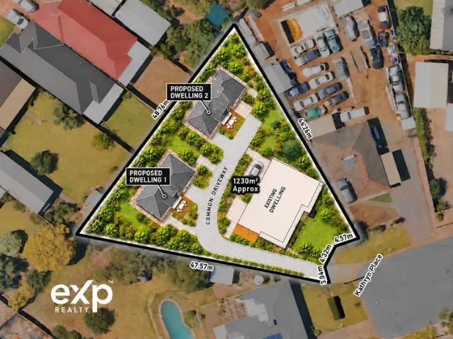 Spacious 1,230m² Allotment With Planning Consent For Two Rear Dwellings