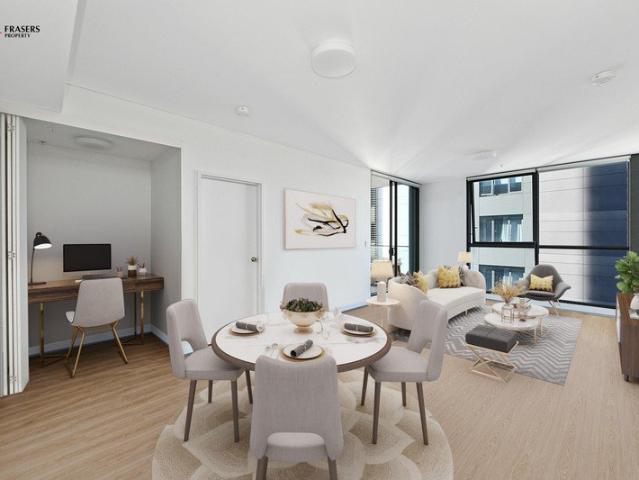 SPACIOUS 2 BEDROOM APARTMENT WITH FLOATING FLOORS, SEPARATE STUDY AND SECURE CAR SPACE