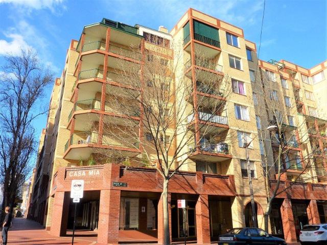 Spacious 2 bedroom apartment with some City views from the balcony. 2 secure car spaces