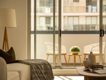 Spacious 2 Bedroom with Open Plan Living & Balcony Views