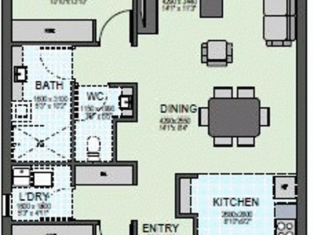 Spacious 2 Bedroom Villa