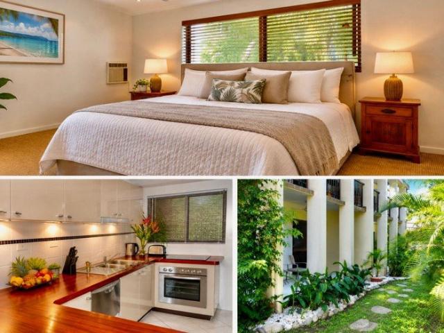 Spacious 2 br unit, one house from the ocean on Hibiscus Lane Holloways Beach