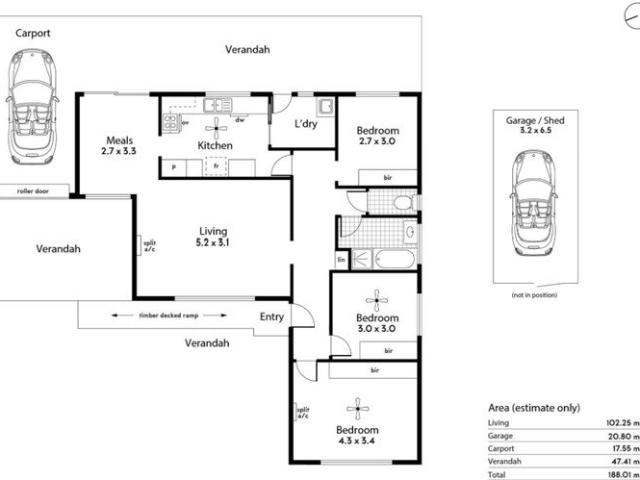 Spacious 3 bed home with huge backyard, verandah and powered shed
