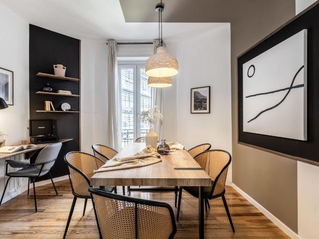 Spacious 3 Bedroom Apartment in Ríos Rosas with Pyrenees Inspired Design and Workspace, Madrid Amsterdam Apartments for Rent