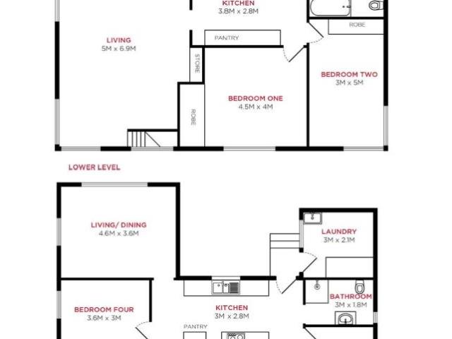 Spacious 3 Bedroom Home with Amazing water views!