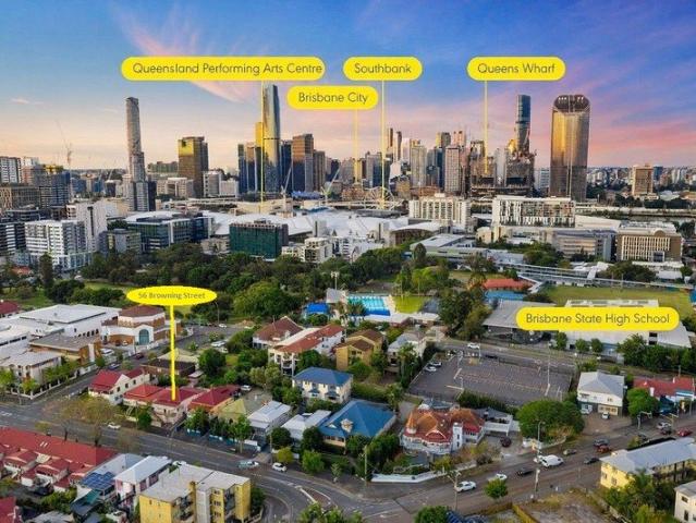 Spacious 3 Bedroom Home in the Heart of South Brisbane Brisbane State High Catchment