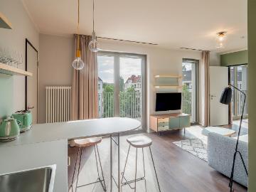 Spacious 3 room apartment with balcony at RIX Neukölln – open ended lease, Berlin Amsterdam Apartments for Rent