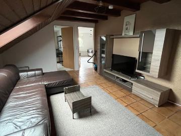 Spacious 3 room apartment with roof terrace in Merdingen – your perfect temporary home!