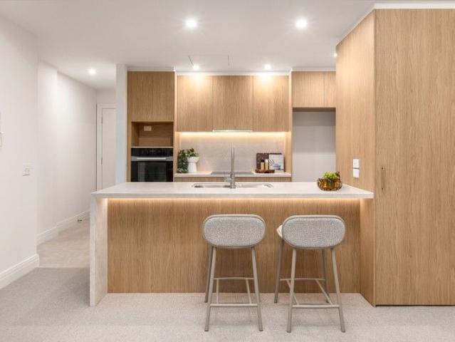 Spacious three bedroom apartment with garden views