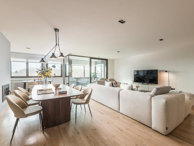 Spacious three bedroom apartment with views of the Temple of Debod