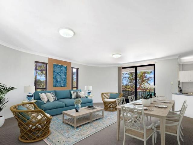 Spacious three bedroom apartment in quiet location close to Lane Cove Village and transport