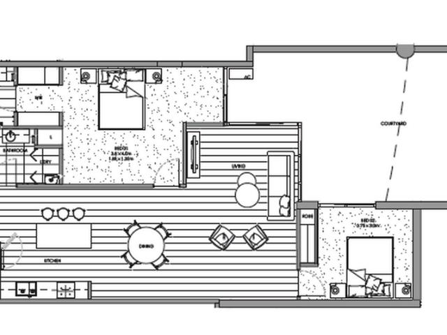 Spacious Two Bedroom Apartment 6 Months Only