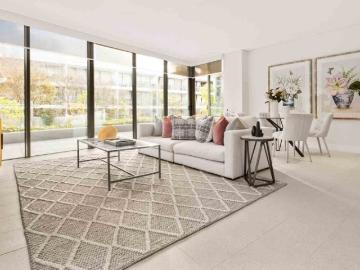 Spacious two bedroom garden apartment