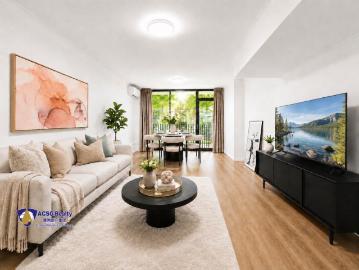 Spacious Two Level Apartment with Private Outdoor Space for Every Bedroom