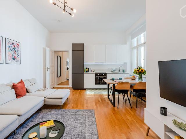 Spacious and Bright 2.5 Room Apartment with Home Office in Prenzlauer Berg, Berlin, Berlin Amsterdam Apartments for Rent