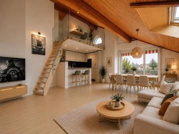 Spacious and renovated penthouse | Tolochenaz