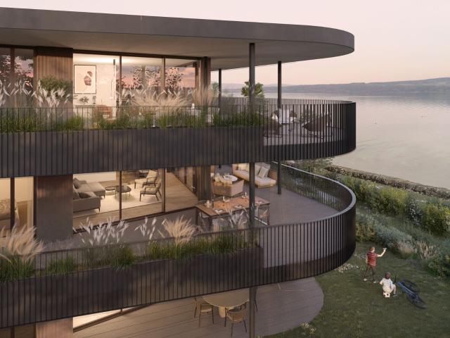 Condominium apartment with 4.5 rooms on sale in Pieds dans l'eau 172 m² | dreamo. Ch