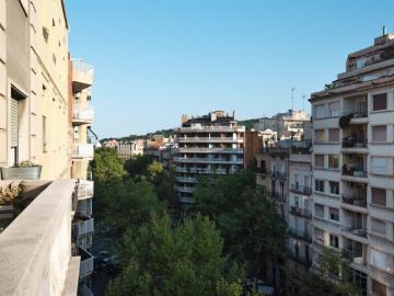 Sant Antoni, Barcelona, Lateral Gran Via de les Corts Catalanes, L'Antiga Esquerra de l'Eixample, Barcelona, Barcelona, Cataluña, Cataluña
