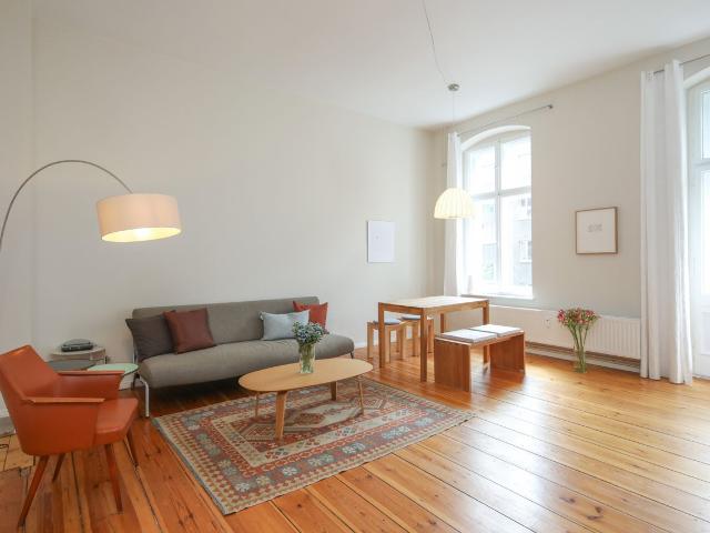 Spacious, bright and cozy 2 room apartment with southwest facing balcony at Prenzlauer Berg / Pankow, Berlin Amsterdam Apartments for Rent