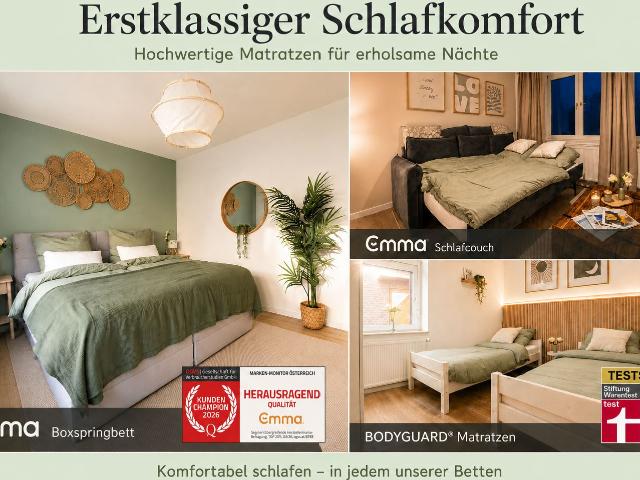 Spacious Central City Loft for up to 6 Guests in Bad Lippspringe PB | Kitchen, 2 Bedrooms & Emma Sofa Bed