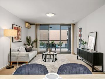 Spacious City Apartment with Poolside Outlook!