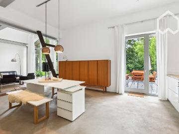 Spacious designer loft with underfloor heating, terrace and garden, near Lake Baldeney, Essen Amsterdam Apartments for Rent