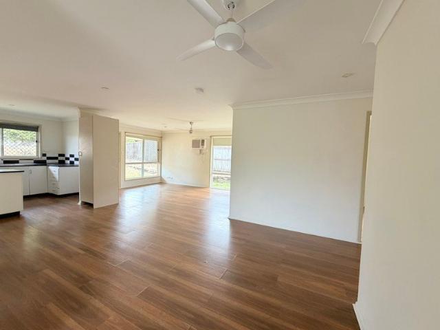 Spacious four bedroom home with a large, flat yard