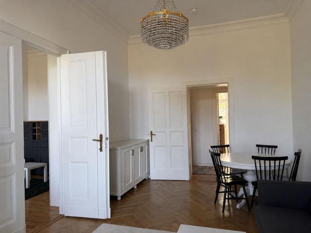 Spacious Furnished 3 Room Altbau Apartment with Balcony near Rathaus Steglitz, Berlin Amsterdam Apartments for Rent