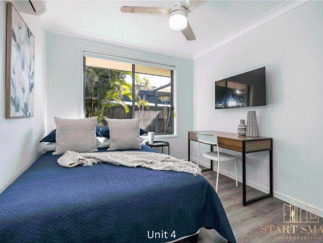 AVAILABLE NOW! Spacious furnished One Bedroom Living with Separate Kitchen, Study area/Lounge Located in Sippy Downs