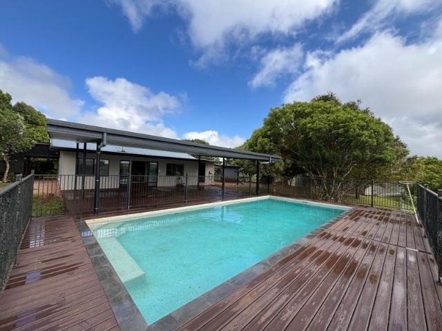Spacious Home with Pool, Deck & Land