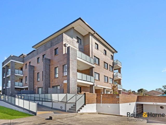 Spacious living with private balcony!