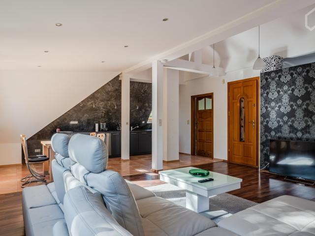 Spacious loft style apartment with large terrace and underfloor heating in Berlin Hermsdorf