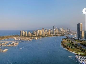 Spacious, Luxurious Elevated Living with Breathtaking Ocean & Broadwater Views