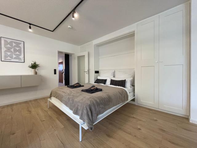 Spacious, modern living with Lake Constanze view