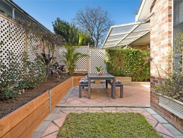 Spacious north facing townhome with private garden