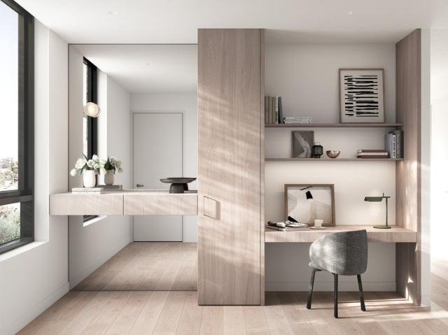 Spacious retirement living apartment