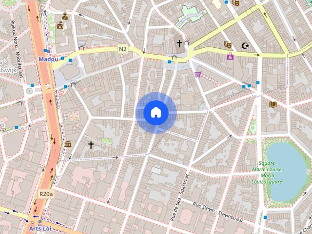 Studio for rent in Saint Josse Centre, Brussels