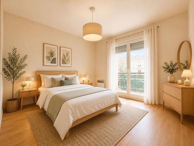 Spacieux appartement T2 avec deux balcons et stationnement Pl