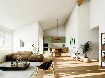 Spacieux appartement avec jardin privatif