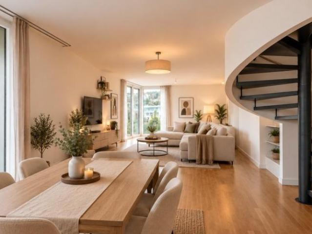 Spacieux logement meublé en duplex à louer !
