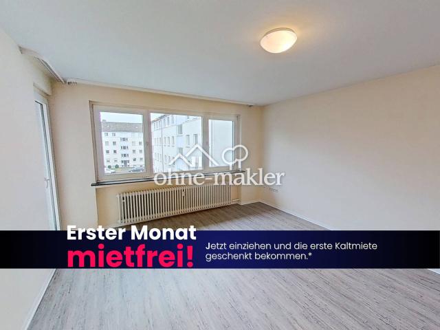 SPARAKTION: Komfortable 3 Zimmer Wohnung mit überdachtem BALKON und Tageslichtbad mit Dusche und Badewanne