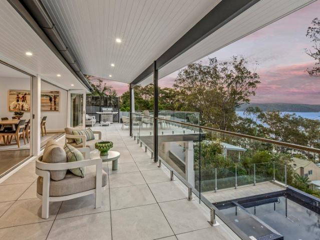 Spectacular north views up Pittwater, set on 1,347sqm