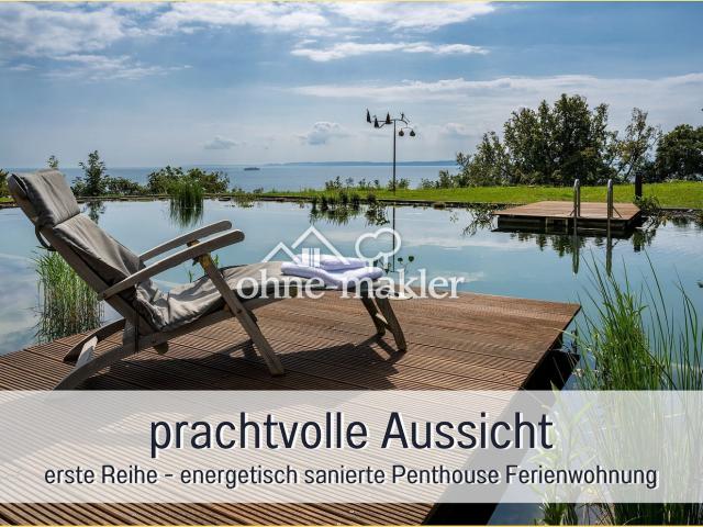 Spektakuläre Penthouse FeWo mit einzigartigen Energiekonzept A* in erster Reihe auf Rügen