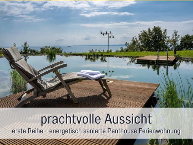 Spektakuläre Penthouse FeWo mit einzigartigen Energiekonzept A* in erster Reihe auf Rügen
